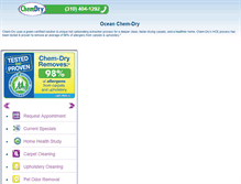 Tablet Screenshot of oceanchemdry.com